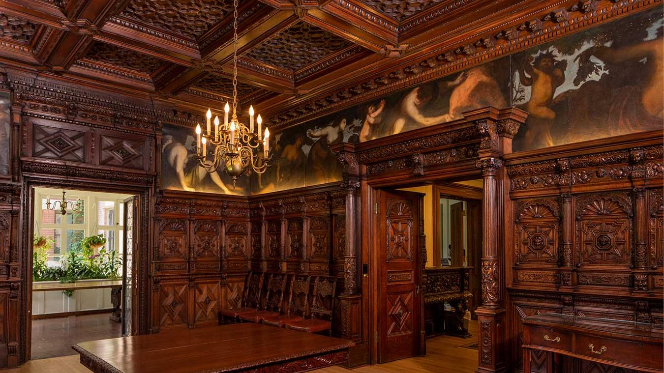 Interior room of the A.D. White House